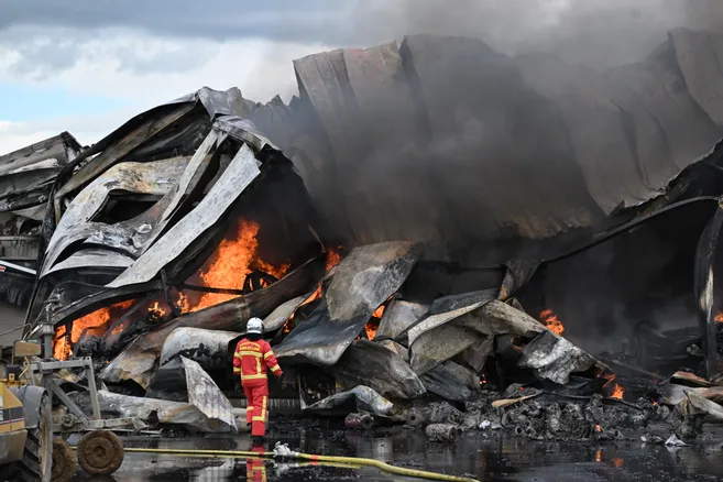 incendie à la Ferme Brosti